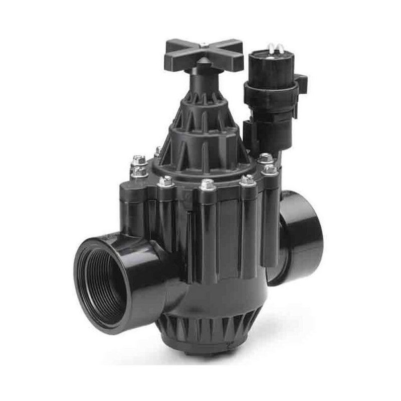 Válvula solenóide de irrigação Rain Bird 100PGA 1'' 24V, para uso com controladores de irrigação elétricos Válvula solenóide de irrigação Rain Bird 100PGA 1'' 24V, para uso com controladores de irrigação elétricos