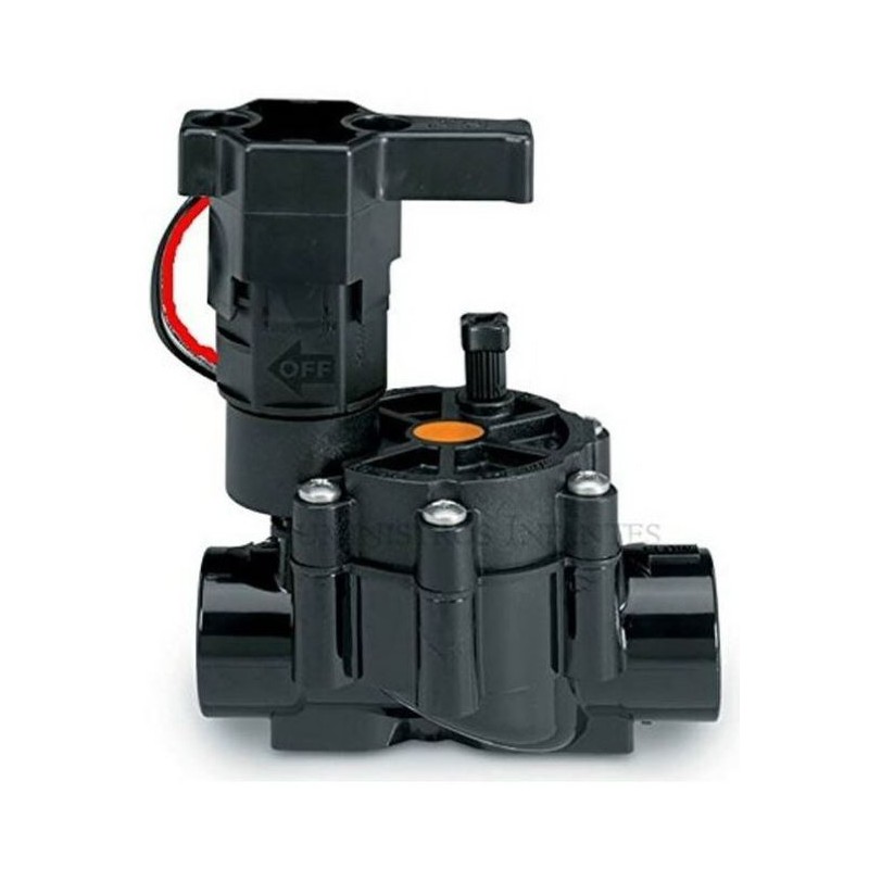 Válvula solenoide de irrigação de baixo fluxo Rain Bird de 3/4" e 9 V | Use com controladores alimentados por bateria de 9 V Válvula solenoide de irrigação de baixo fluxo Rain Bird de 3/4" e 9 V | Use com controladores alimentados por bateria de 9 V