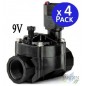 Pacote com 4 válvulas solenoides de irrigação Rain Bird 100HV 9V de 1" com rosca. Funciona com controladores de irrigação alimen Pacote com 4 válvulas solenoides de irrigação Rain Bird 100HV 9V de 1" com rosca. Funciona com controladores de irrigação alimen