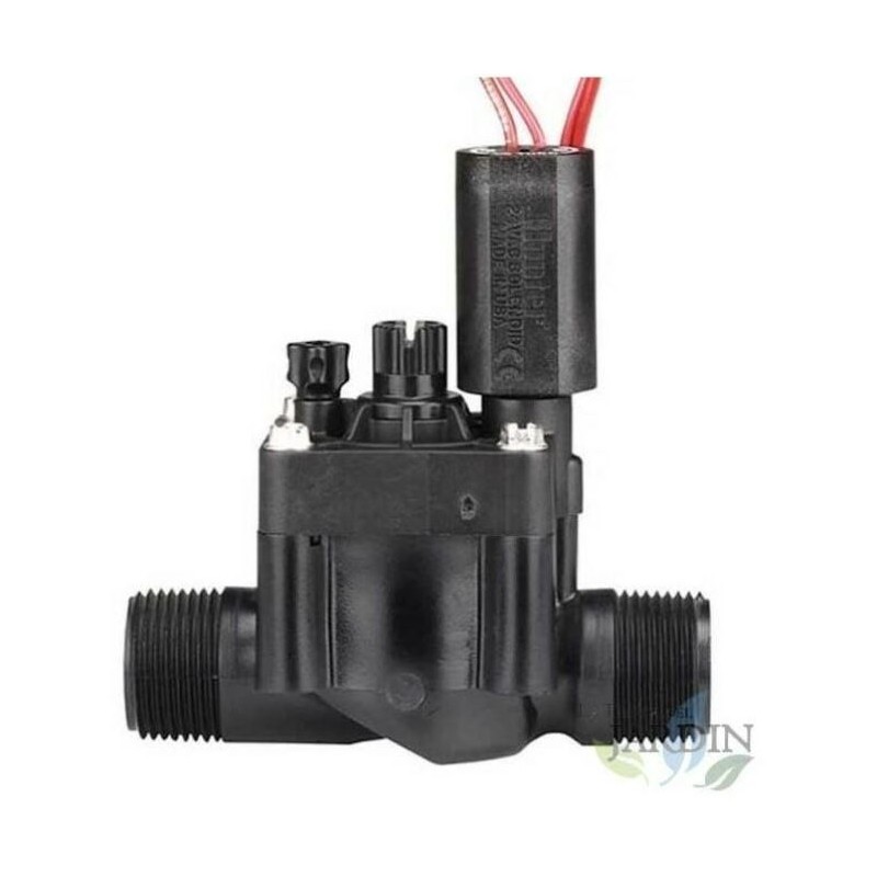 Électrovanne d'arrosage Hunter PGV-101-MM mâle 1'' avec régulateur de flux 24V Électrovanne d'arrosage Hunter PGV-101-MM mâle 1'' avec régulateur de flux 24V