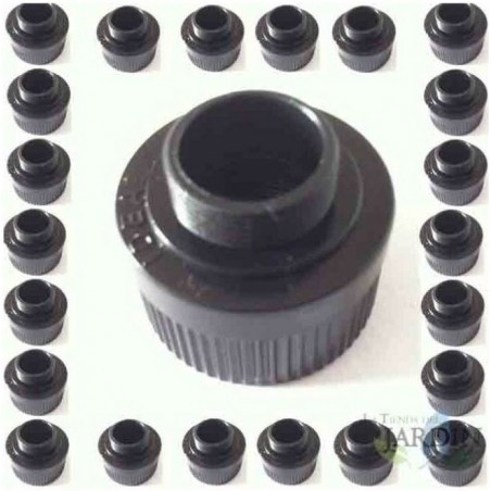 Pacote com 50 adaptadores de bicos de irrigação fêmeas de 1/2". Rosca superior para bicos e aspersores Rain Bird, Hunter e KRain