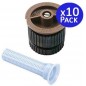 10 Stück Rain Bird 12 VAN Sprühdüse für Bewässerungssprinkler | Einstellbarer Winkel | Reichweite 3,7 Meter 10 Stück Rain Bird 12 VAN Sprühdüse für Bewässerungssprinkler | Einstellbarer Winkel | Reichweite 3,7 Meter