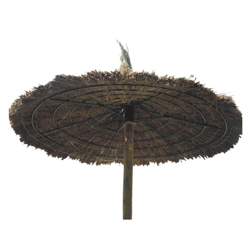 OMBRELLONE DA GIARDINO IN ERICA DA 2 METRI per piscine, spiagge o giardini.