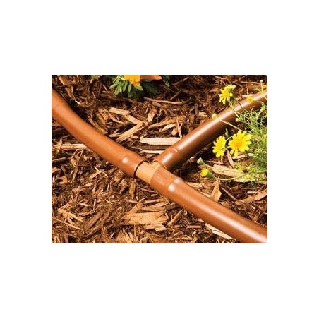 Tubo gocciolante 16mm 50 metri marrone, senza gocciolatori