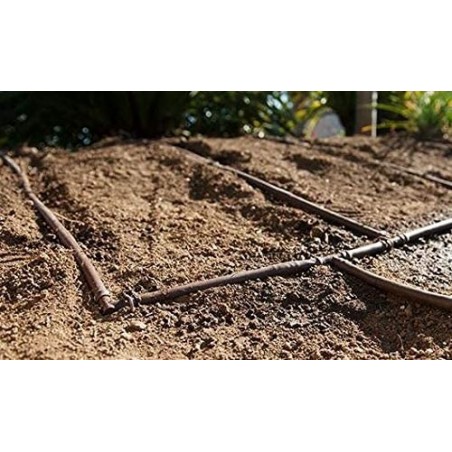 Tuyau goutte à goutte 16 mm 50 mètres marron, sans goutteurs