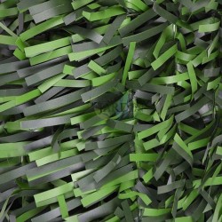 Clôture en Haie artificielle premium à feuilles larges 110 tiges, 1 x 3 mètres, Brise-Vue décoration occultation 100%, Vert 