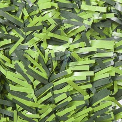 Clôture en Haie artificielle bicolore à feuilles larges 110 tiges, 1 x 3 mètres, Brise-Vue décoration occultation 95%, vert