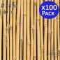 100 x Tuteur en Bambou 60 cm, 5-8 mm, Tubes en Bambou pour Plantes et Arbres, Baguettes de bambou, Canne de bambou, Tuteurs