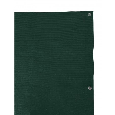 Malla de balcón verde 0,9 x 3 m, ocultación 100 %