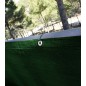 Maille de balcon vert 0,9 x 5 m, 100% occultation, Filet Brise Vue Occultant. Comprend une corde et des œillets