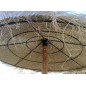 Parasol pour Jardin, Balcon et Terrasse en sparterie 1,90 mètres, poteaux en bois 3m x 10 cm