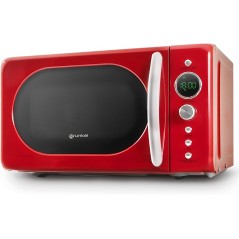 Micro-ondas Grunkel MWDGR Vintage, 20L, Digital, Vermelho