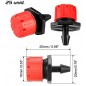 Pack irrigazione a goccia. 25 Gocciolatori regolabili da 0 a 70 l/ora + 25 Gocciolatori regolabile da 0 a 70 l/ora con 
