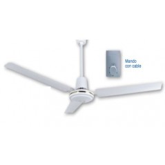 Mundofan 90 cm 55W Deckenventilator, Kabelfernbedienung