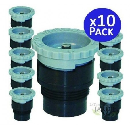 10 x Ugello Toro T-VAN17 per diffusori di irrigazione 5,2 m, Ugello con filettatura maschio, Angolo regolabile