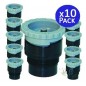 Set di 10 Ugello Toro T-VAN17 per diffusori di irrigazione da 5,2 m, ugello con filettatura maschio, angolo regolabile