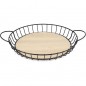  LACOR Low Round Rod Fruit Bowl, Iron, Steel [39 x 39 x 6 cm]