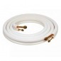 3 m 1/4" x 3/8" insulated double copper tube for air conditioning 3 m 1/4" x 3/8" insulated double copper tube for air conditioning