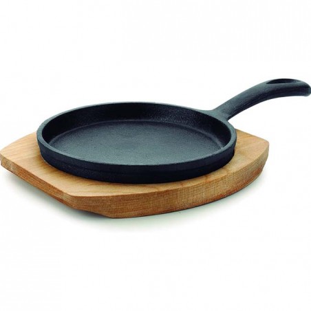  LACOR Mini Smooth magma pan 22 x 12.5 x 1.7 cm cast iron, black color