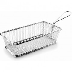  LACOR Rectangular basket made of stainless steel [21 x 11 x 6 cm]