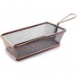  LACOR Rectangular bronze basket made of stainless steel [21 x 11 x 6 cm]