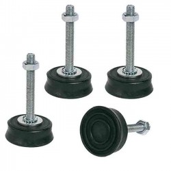 Anti-vibration floor silencers for air conditioning