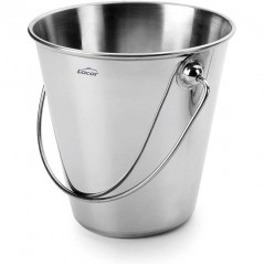 Secchio in acciaio inox per cucina [12 x 5 x 12 cm, 900 ml]
