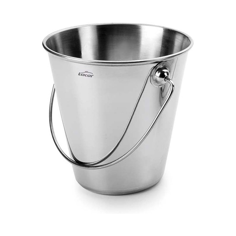 Stainless steel bucket for kitchen [12 x 5 x 12 cm, 900 ml]