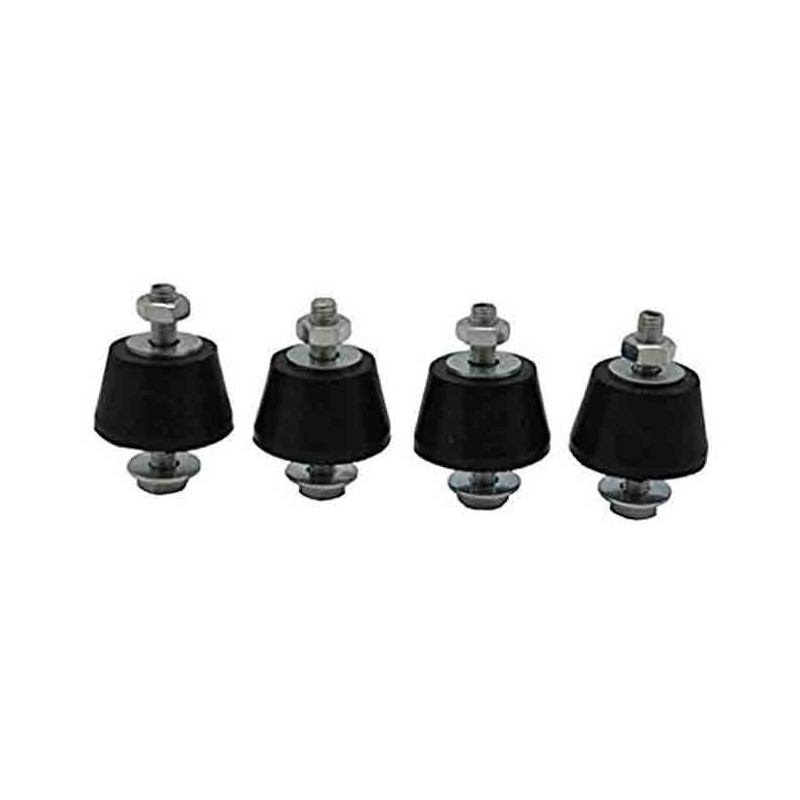 Silenblock de Amortiguación con Tuercas y Arandelas para Aire Acondicionado (Pack 4) - Accesorio para Instalación de Aire Silenblock de Amortiguación con Tuercas y Arandelas para Aire Acondicionado (Pack 4) - Accesorio para Instalación de Aire