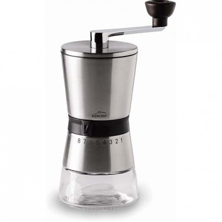 Moedor manual de café, pimenta e cacau Lacor - Aço inoxidável