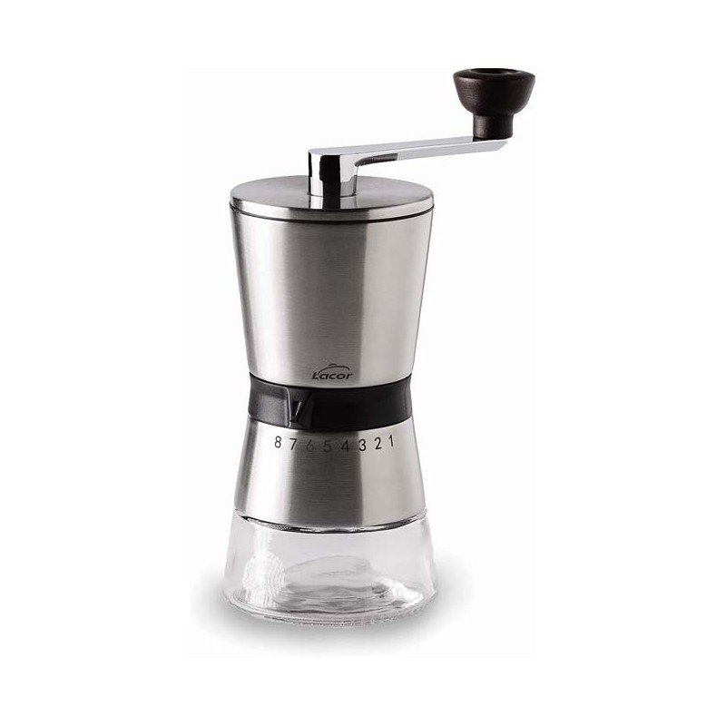 Macinacaffè manuale per caffè, pepe e cacao - Acciaio inossidabile