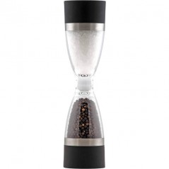 Doppelte Acrylmühle für Salz und Pfeffer