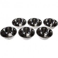 Confezione da 6 piccole ciotole per verdure in acciaio inox