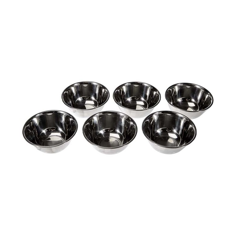 6 Stück Schälchen Lacor - Edelstahl 6 Stück Schälchen Lacor - Edelstahl