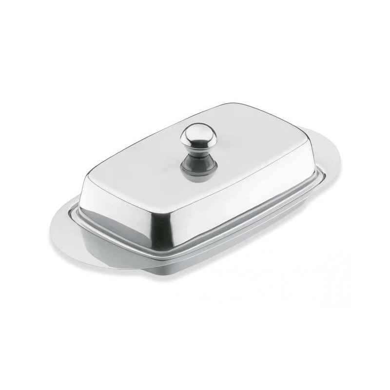  Lacor stainless steel butter dish [11 x 22 cm]