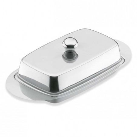  Lacor stainless steel butter dish [11 x 22 cm]