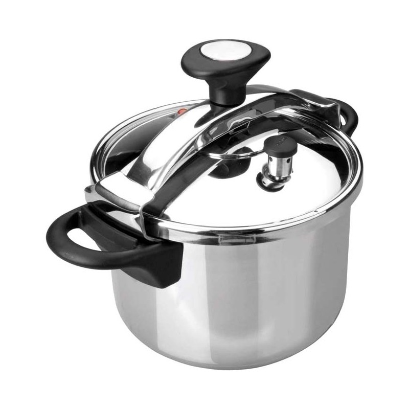 Pressure cooker Classic Lacor in Stainless Steel - Capacity 6 Liters Pressure cooker Classic Lacor in Stainless Steel - Capacity 6 Liters