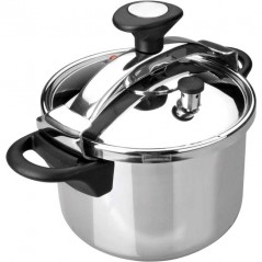 Panela de Pressão Lacor Classic em Aço Inox