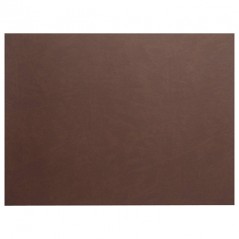 Rectangular Placemat - Brown Leather [45 x 30 cm]