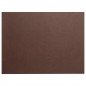  Rectangular Placemat - Brown Leather [45 x 30 cm]