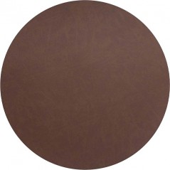 Nappe rond cuir marron Ø 40 cm Lacor