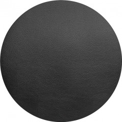 Nappe rond cuir grainé noir Ø 40 cm Lacor