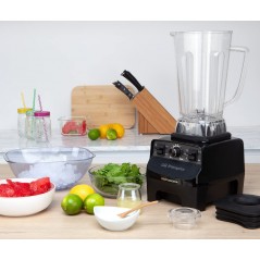  Orbegozo 1500W professioneller Glasmixer.  Ideal für Shakes, Smoothies und Cocktails.  Zerkleinern Sie Eis in Sekunden.  Fassun