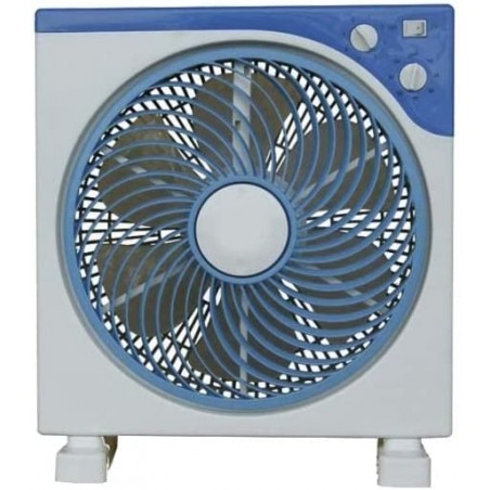 Ventilador de chão quadrado oscilante de 30 cm com temporizador 45 W