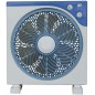 Ventilateur de sol oscillant de 30 cm avec minuterie de 45 W, blanc