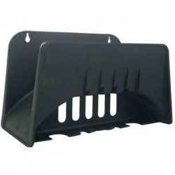 Plastic support for irrigation hoses