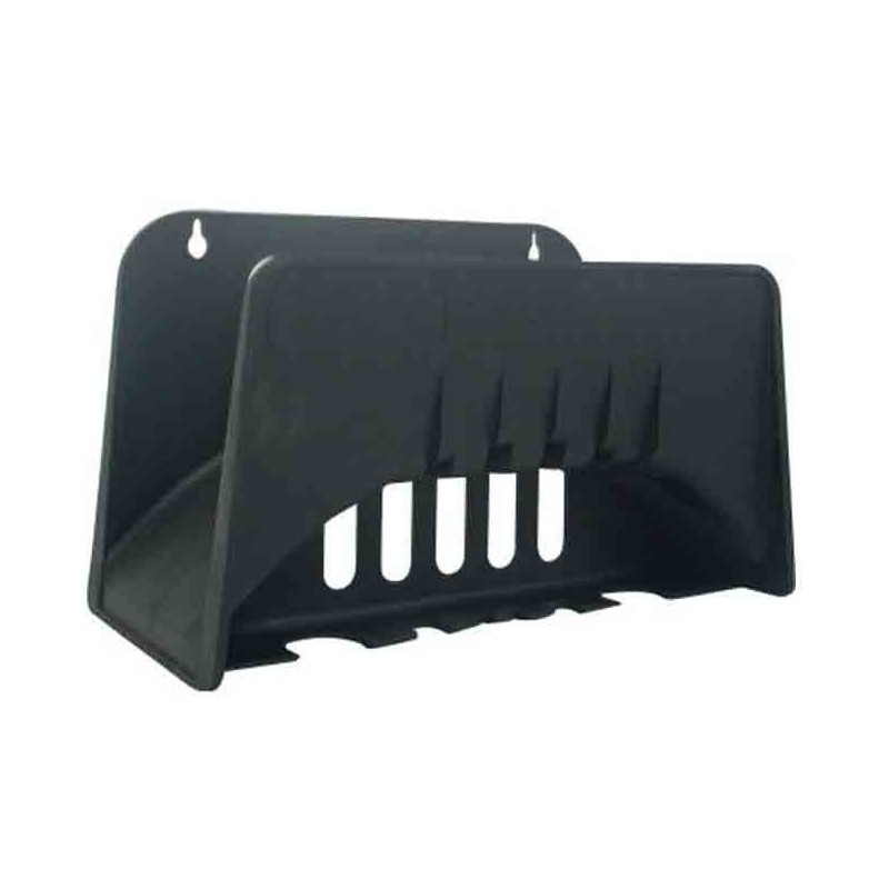 Plastic support for irrigation hoses