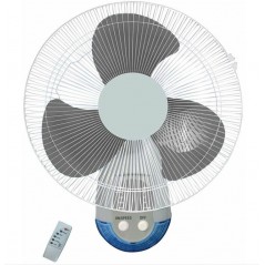 Ventilador de parede 45W com controle remoto, 48x43x30 cm