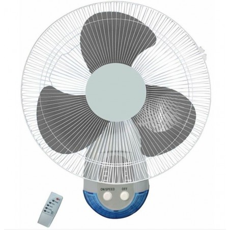 Ventilador de parede 45W com controle remoto, 48x43x30 cm