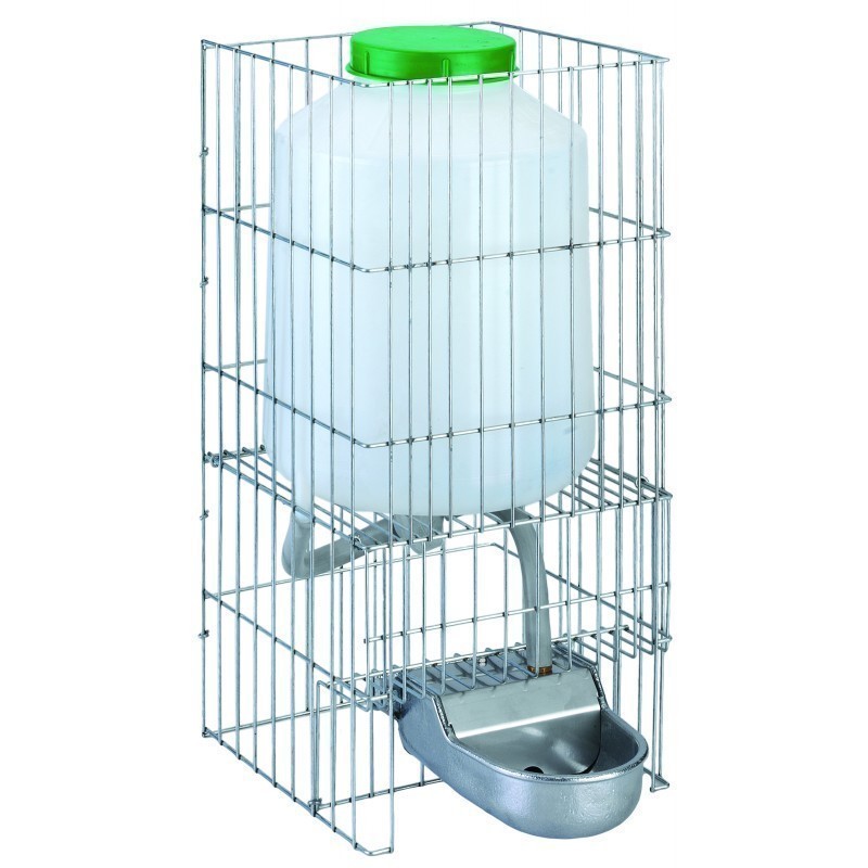 Abreuvoir en Aluminium pour chiens avec réservoir d'eau 8 litres, 23x33x46 cm Abreuvoir en Aluminium pour chiens avec réservoir d'eau 8 litres, 23x33x46 cm